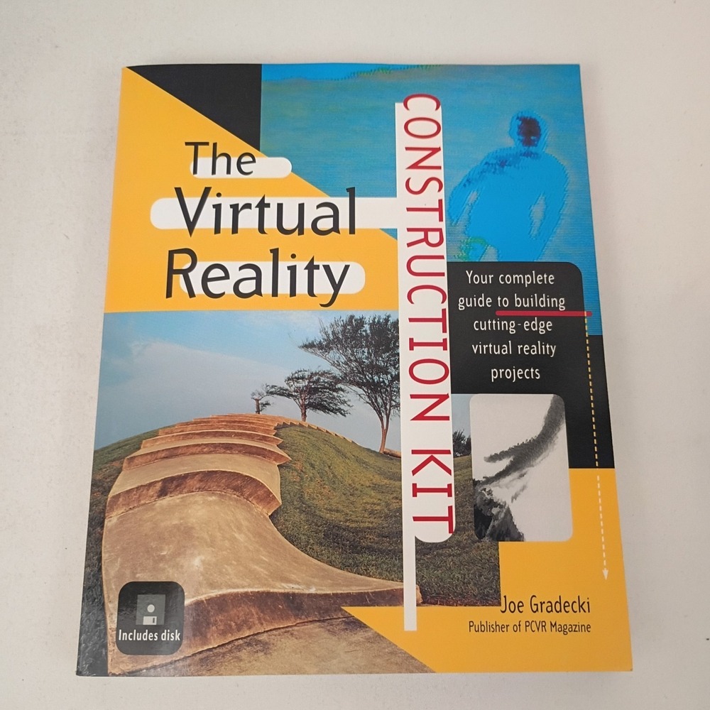 The Virtual Reality Construction Kit By Joseph D. Gradecki, Paperback, Very Good
